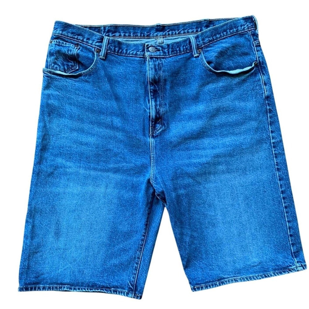 Vintage Levi's 551 Jean Shorts‎ Men's 40 Relaxed Fit Blue Denim 90s Y2K